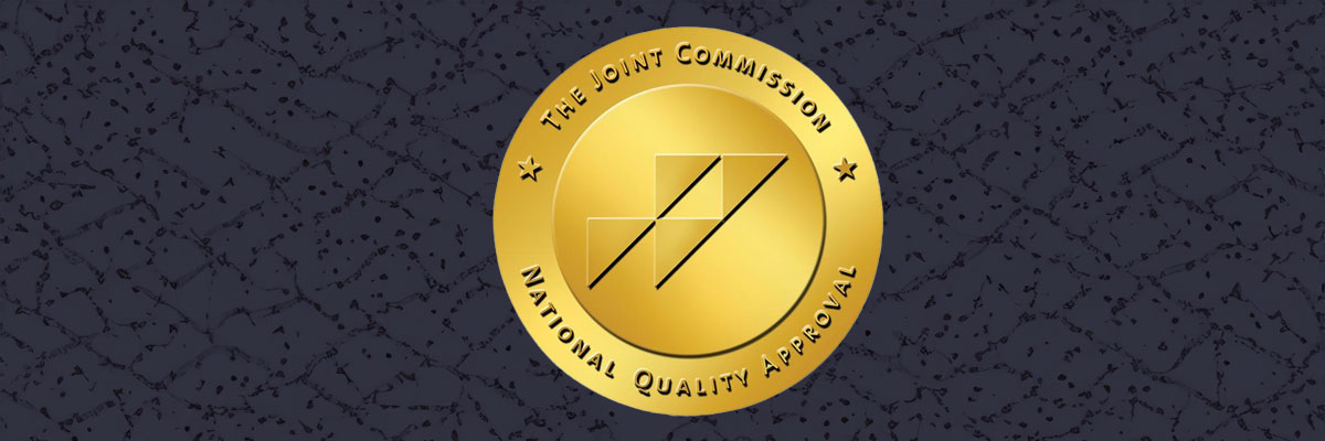 A seal from the Joint Commission ensuring National Quality Approval