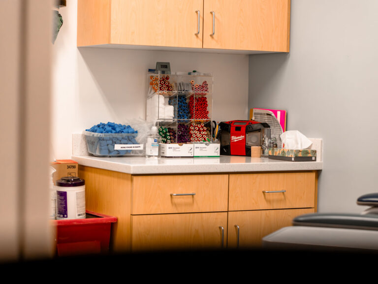 Lab Phlebotomy Room